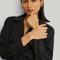 Front Twist Dress in Black -COL - Stella Carakasi