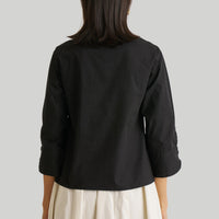 Front Twist Top in Black -COL - Stella Carakasi
