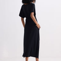 Flowy A-Line Maxi Dress -COL