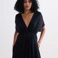 Flowy A-Line Maxi Dress -COL