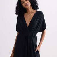 Flowy A-Line Maxi Dress -COL