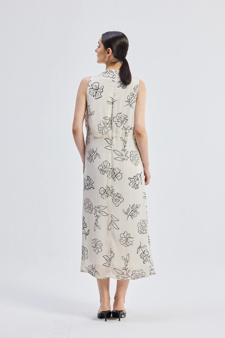 Front Twist Maxi Dress -COL