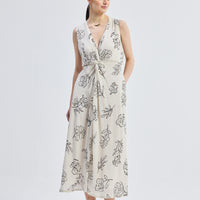 Front Twist Maxi Dress -COL