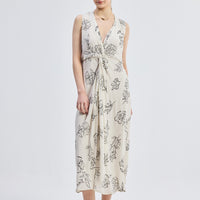 Front Twist Maxi Dress -COL
