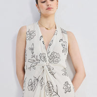 Front Twist Maxi Dress -COL