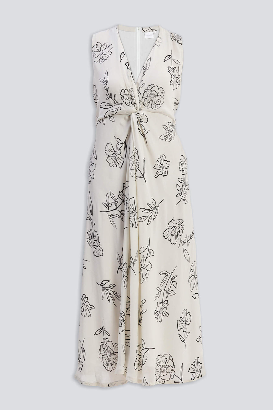 Front Twist Maxi Dress -COL