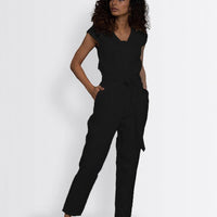 Hemp Noir Jumpsuit -COL