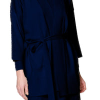 Martina Flat-Knit Vest, Dark Navy -COL