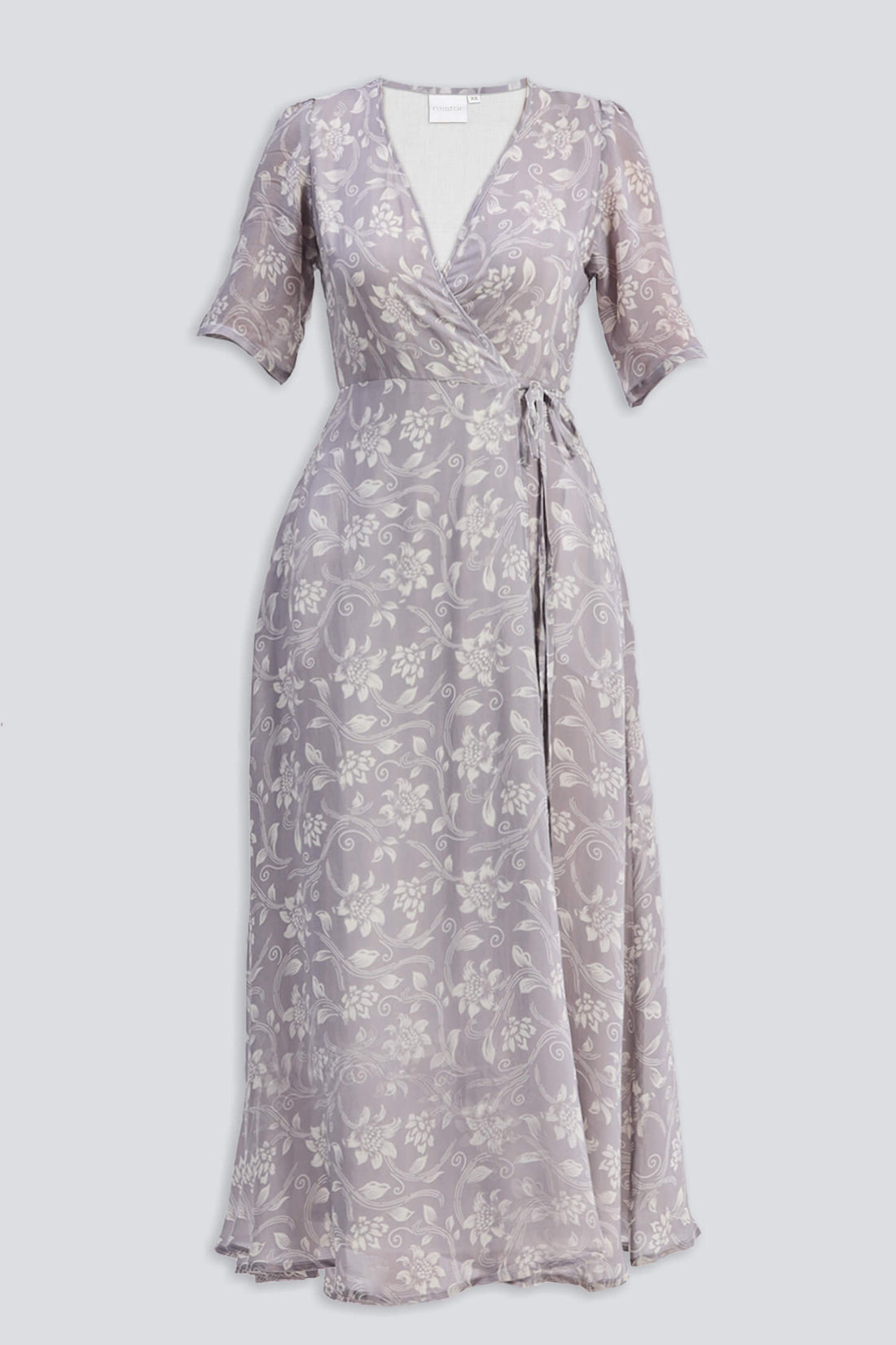 Maxi Wrap Floral dress in Vintage Vines -COL - Stella Carakasi
