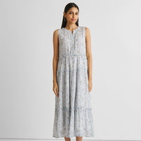 Perfect Resort Maxi Dress in Blue Florals -COL - Stella Carakasi