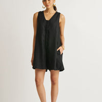 Romp and Play Romper in Black -COL - Stella Carakasi