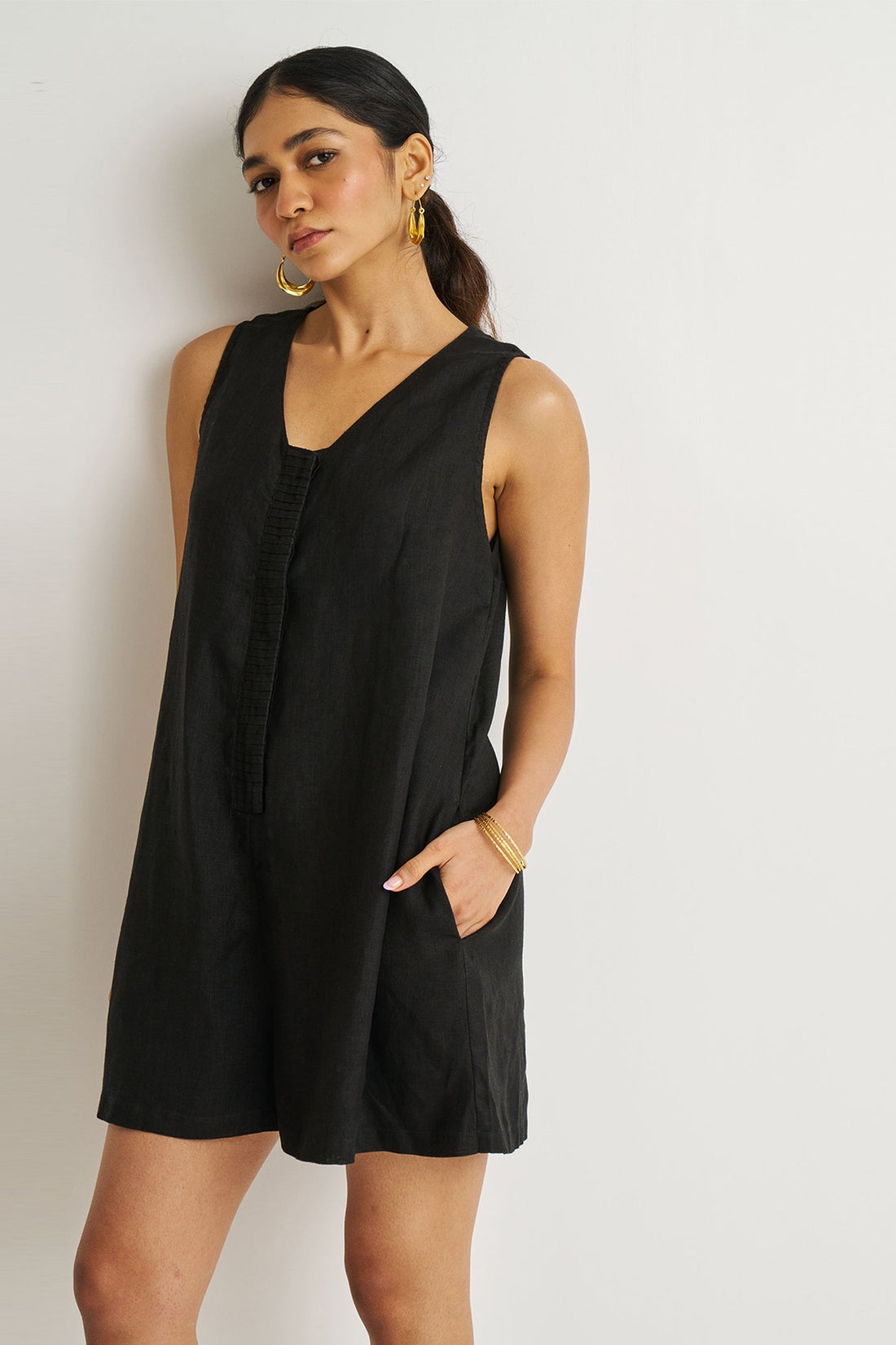 Romp and Play Romper in Black -COL - Stella Carakasi