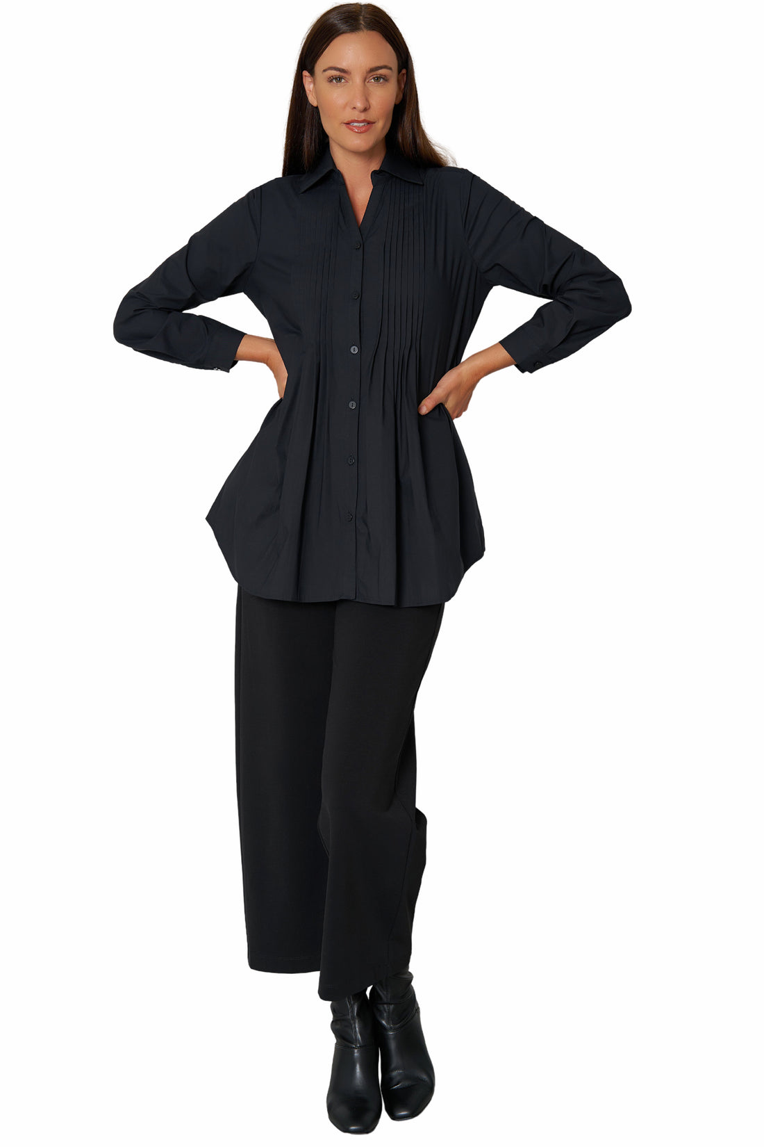 Pintuck Tunic
