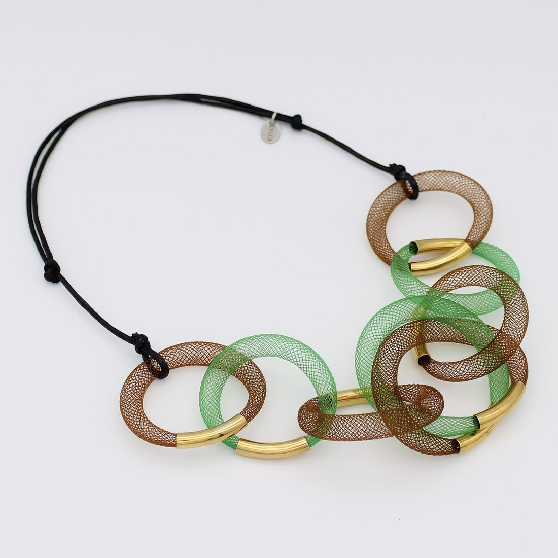 Forest Mesh Statement Necklace -COL - Stella Carakasi