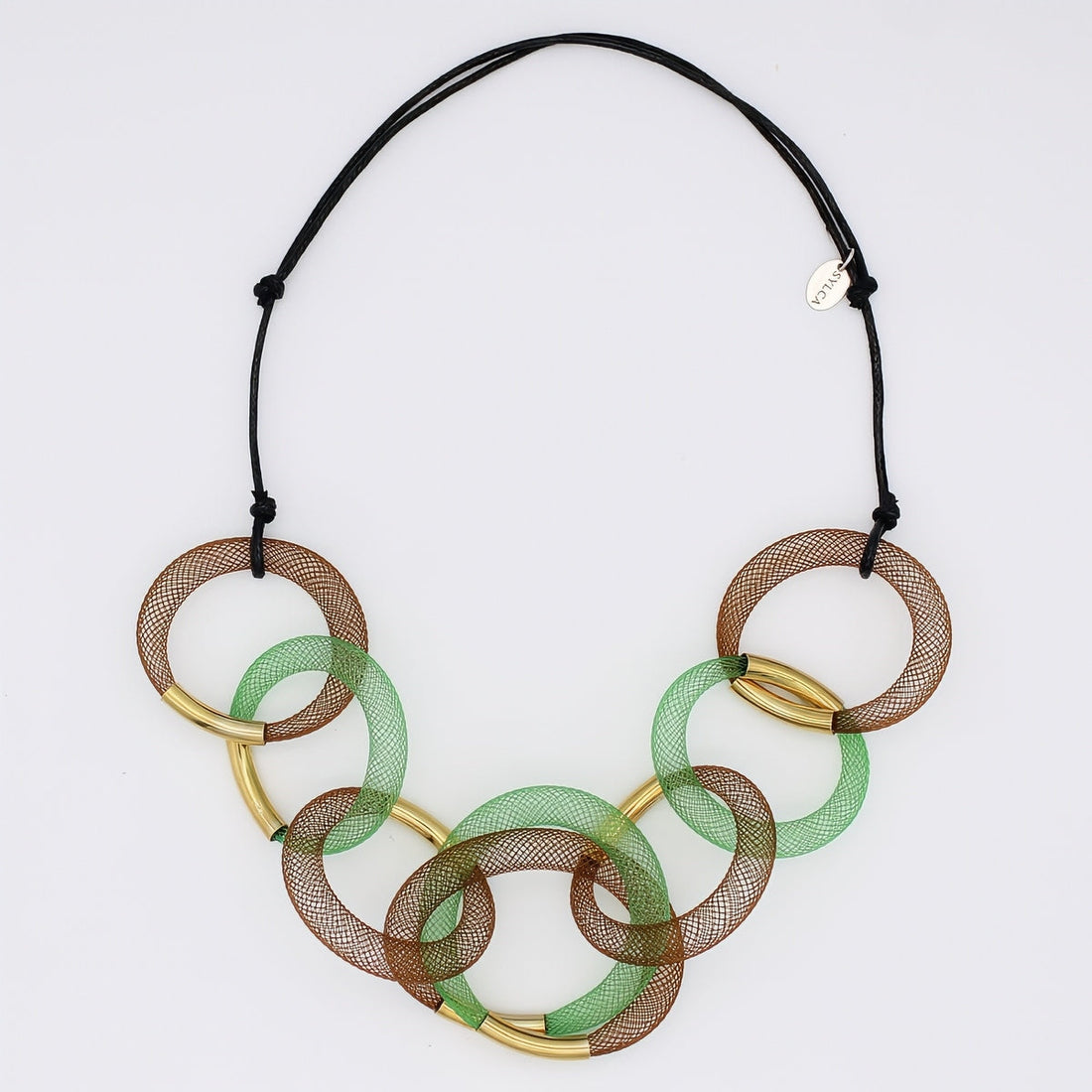 Forest Mesh Statement Necklace -COL - Stella Carakasi