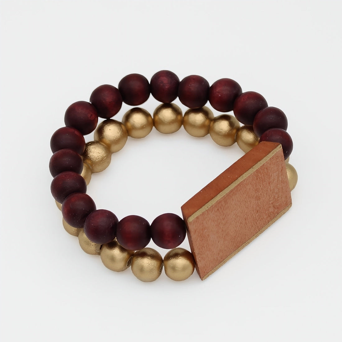 Peach Bar and Bead Bracelet -COL - Stella Carakasi