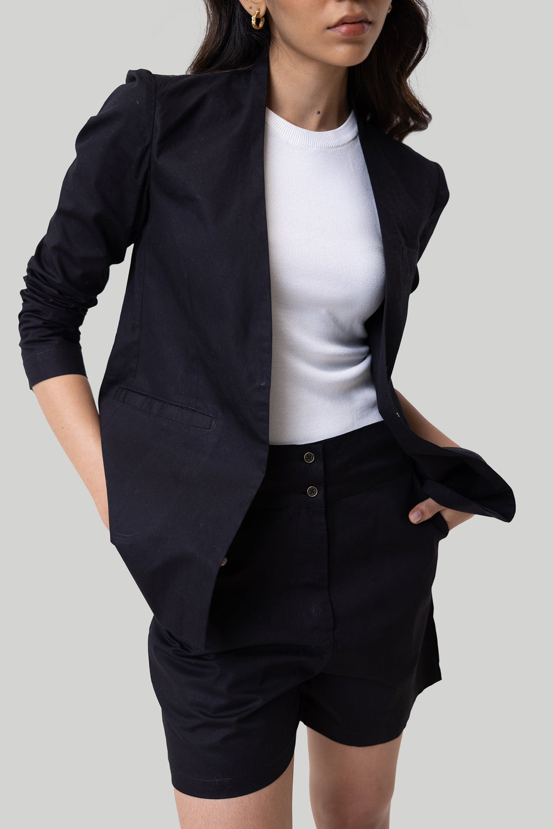 Summer Heat Blazer in Black -COL - Stella Carakasi