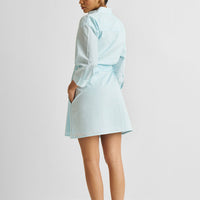 Short Tie Waist Dress in Summer Blue -COL - Stella Carakasi