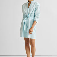 Short Tie Waist Dress in Summer Blue -COL - Stella Carakasi