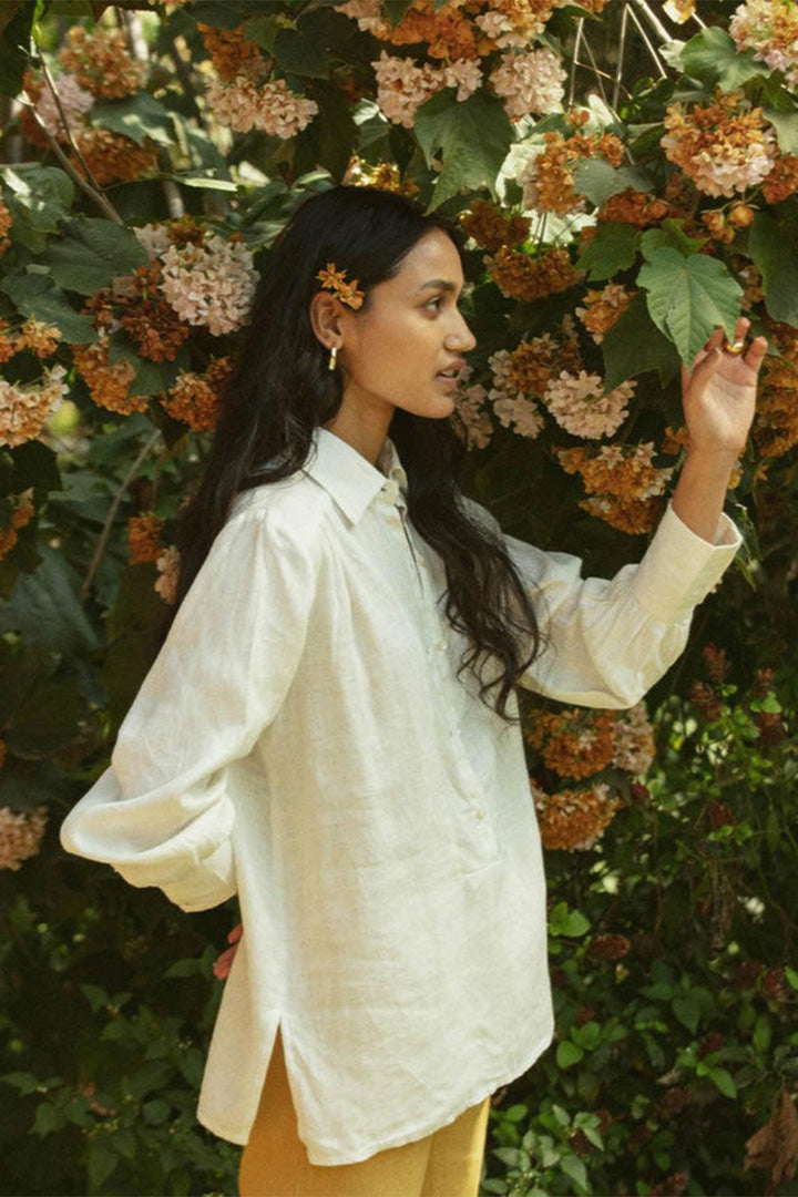 Summer Shirt in Off-white -COL