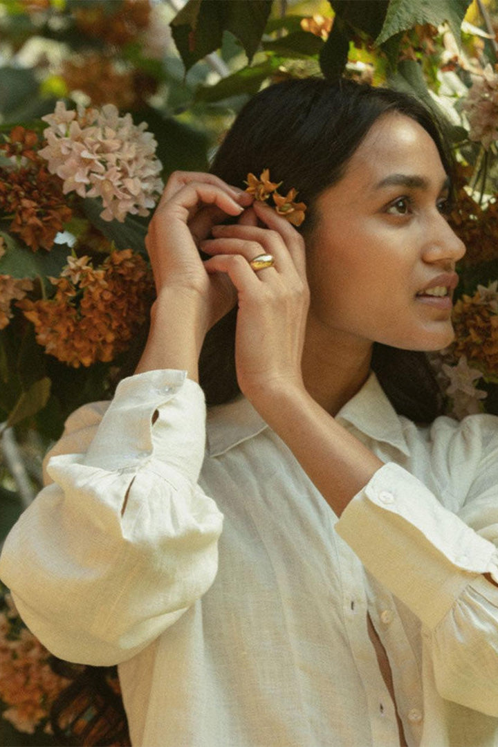Summer Shirt in Off-white -COL