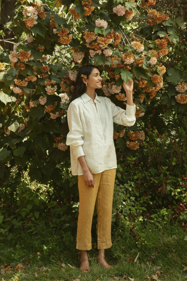 Summer Shirt in Off-white -COL