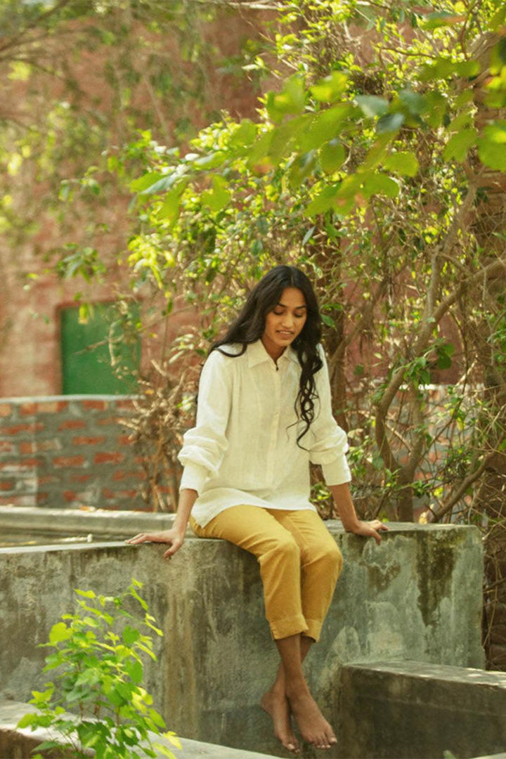 Summer Shirt in Off-white -COL