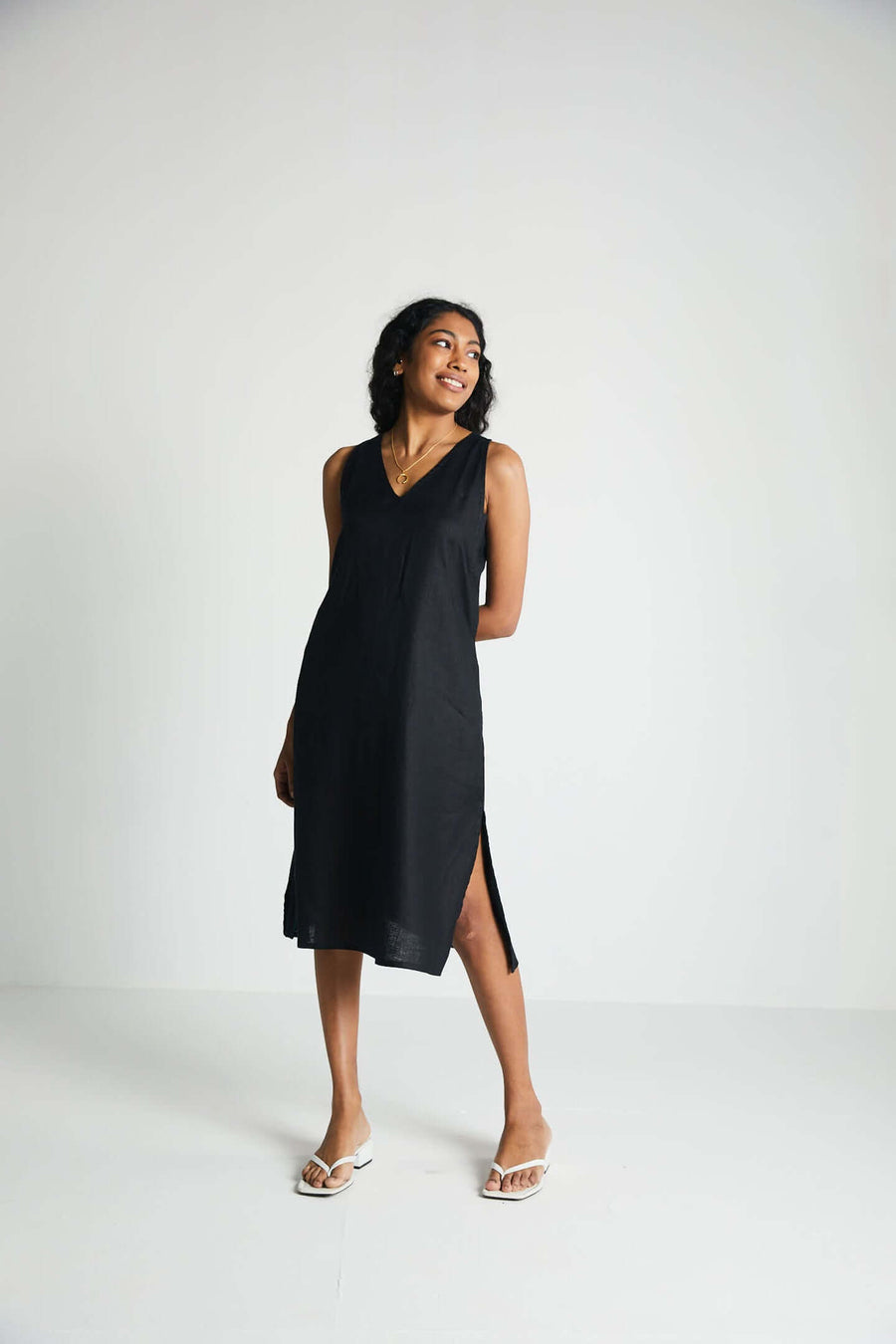 The Hemp Noir Dress -COL