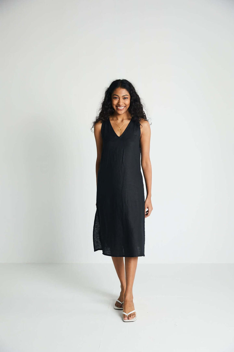 The Hemp Noir Dress -COL