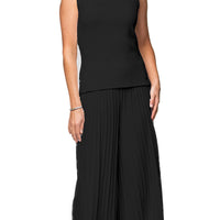 Terry Tank Top, Black -COL