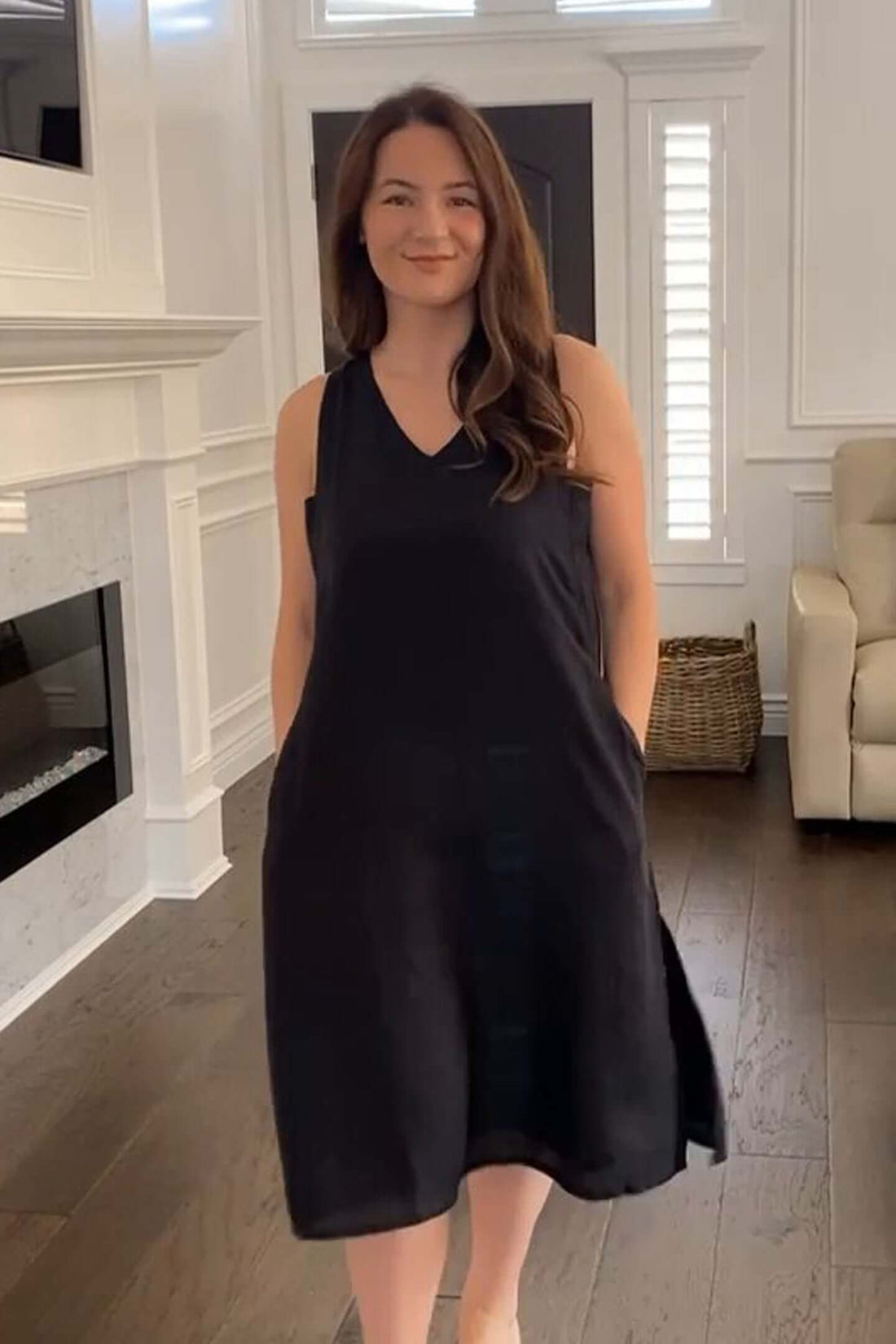 The Hemp Noir Dress -COL