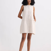 The Cotton Tweed Shift Dress -COL