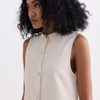 The Cotton Tweed Shift Dress -COL