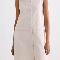 The Cotton Tweed Shift Dress -COL