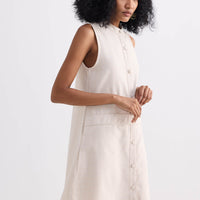 The Cotton Tweed Shift Dress -COL