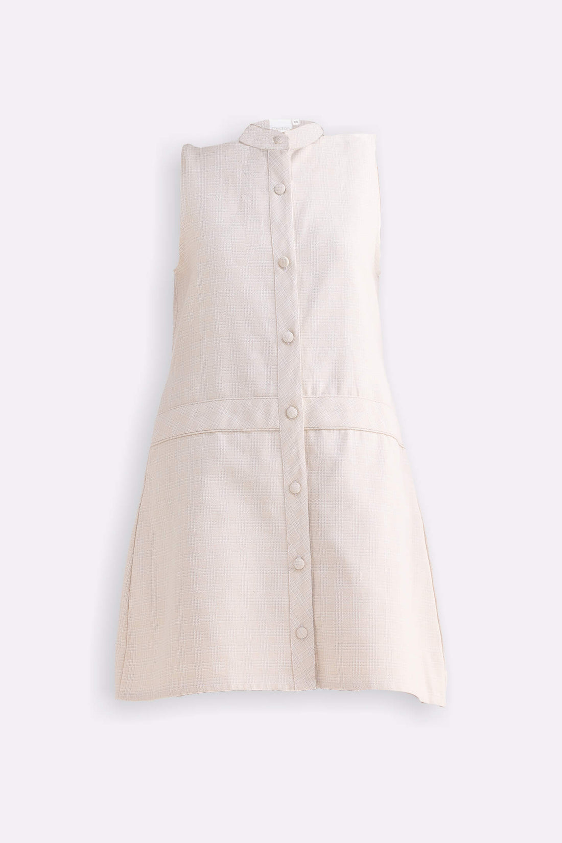 The Cotton Tweed Shift Dress -COL