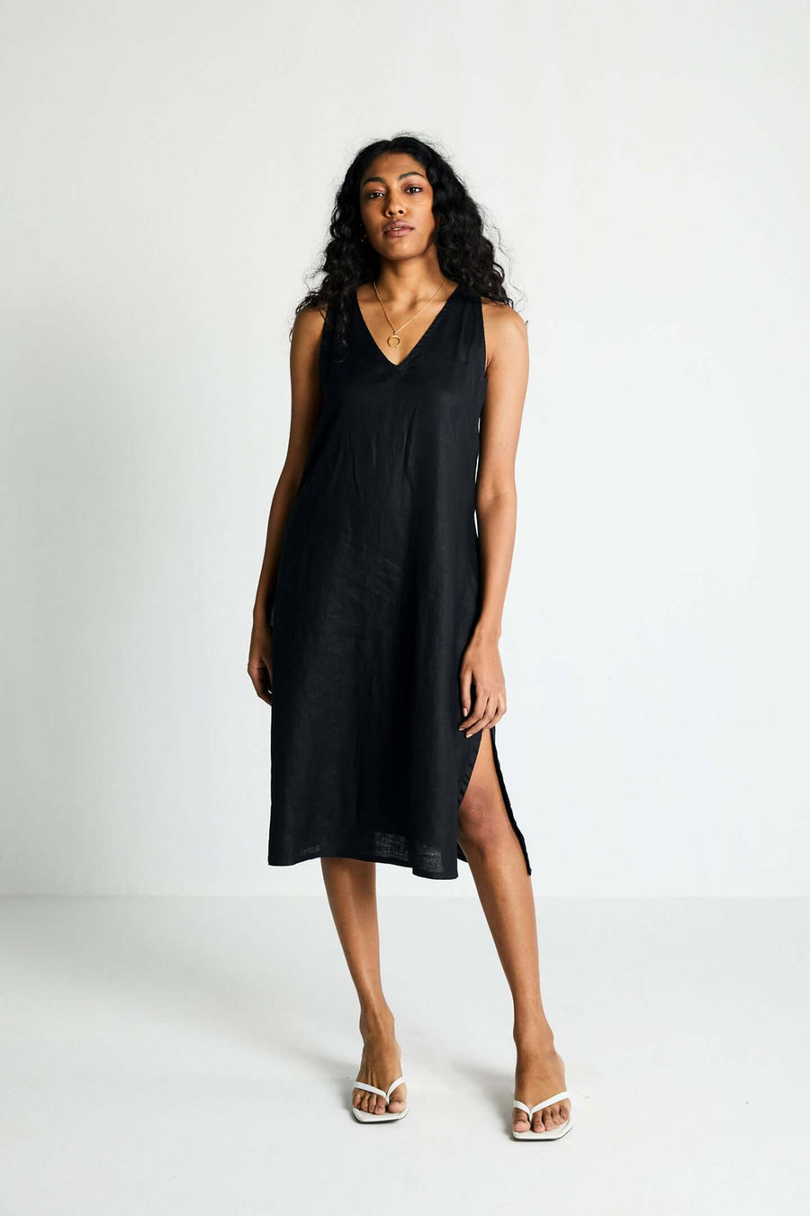 The Hemp Noir Dress -COL