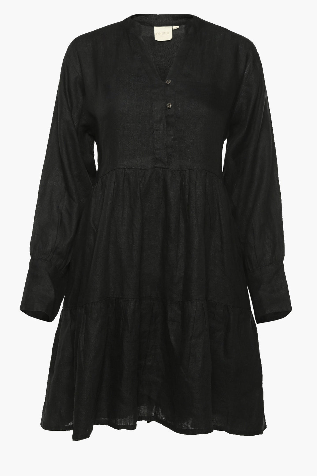 V-neck Tiered Dress -COL