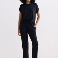 Wide Leg Pant in Black - Stella Carakasi