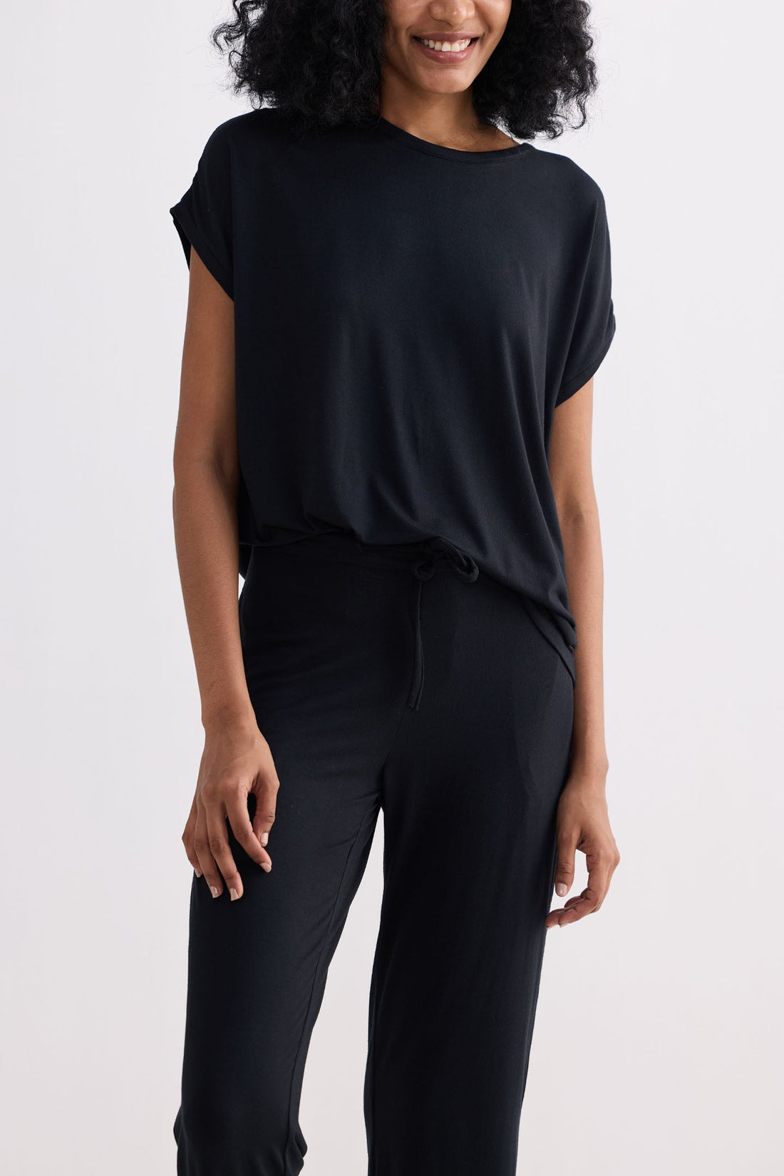 Wide Leg Pant in Black - Stella Carakasi