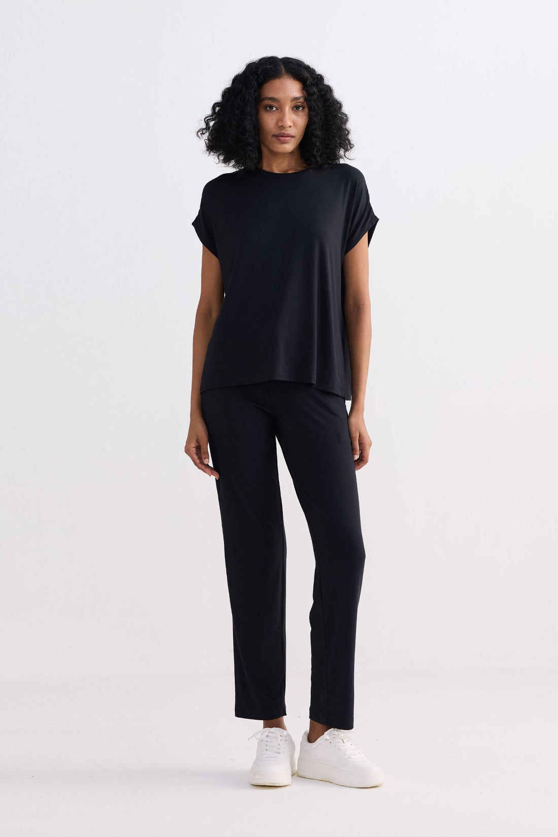 Wide Leg Pant in Black - Stella Carakasi