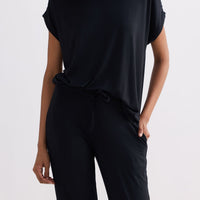 Wide Leg Pant in Black - Stella Carakasi