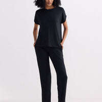 Wide Leg Pant in Black - Stella Carakasi