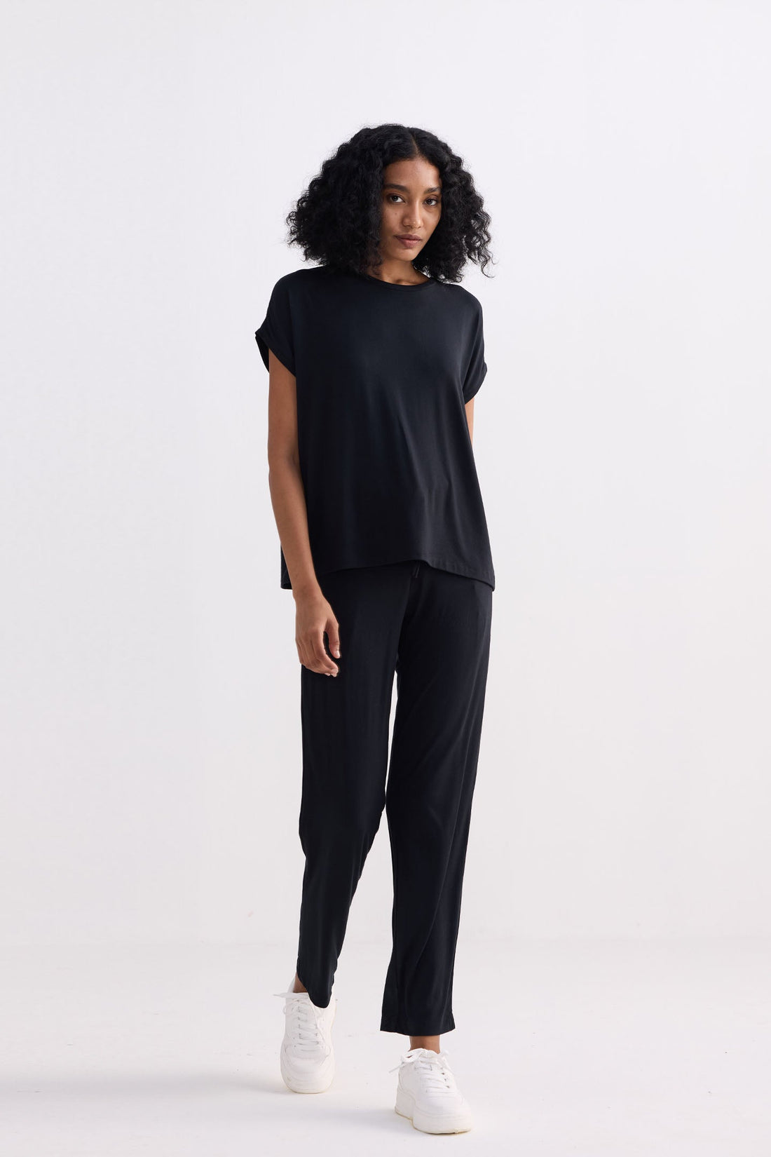 Wide Leg Pant in Black - Stella Carakasi