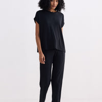 Wide Leg Pant in Black - Stella Carakasi