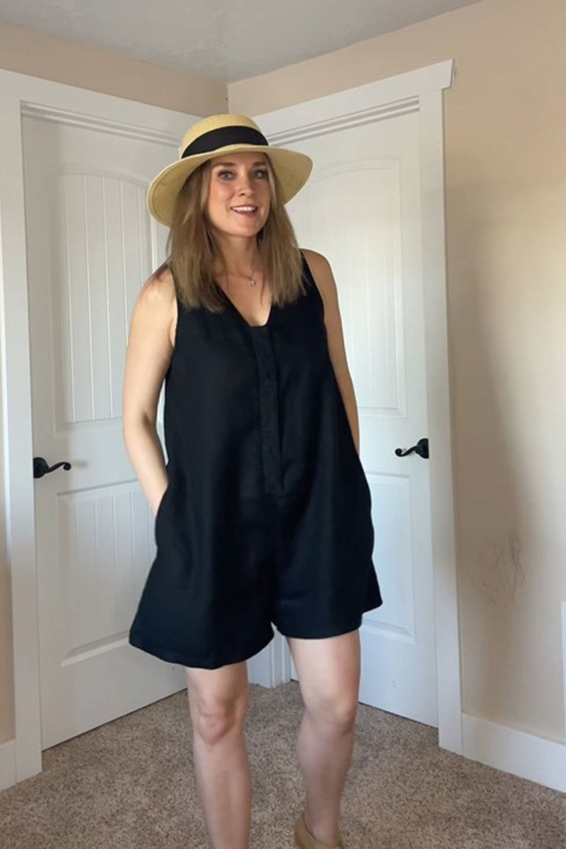 Romp and Play Romper in Black -COL - Stella Carakasi