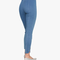 Criss Cross Denim Knit Leggings