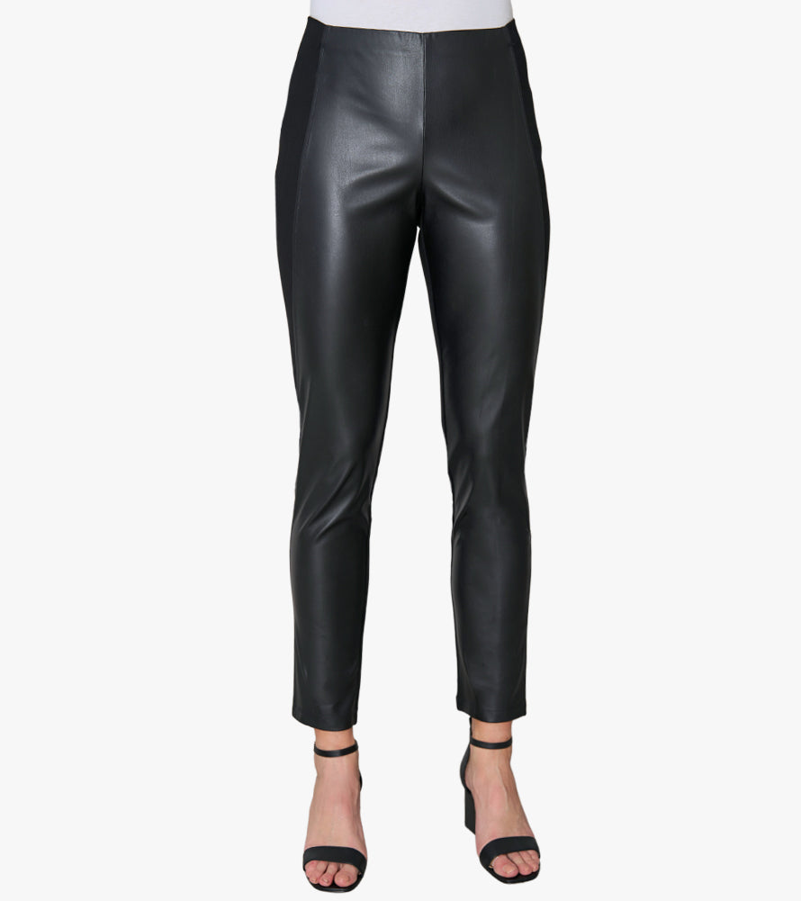 Slimming Ankle Pants & Vegan Leather - Stella Carakasi