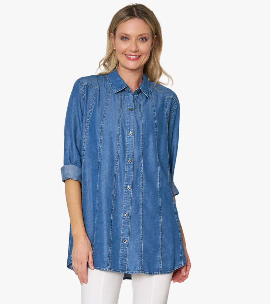 Between The Lines Tunic - Stella Carakasi