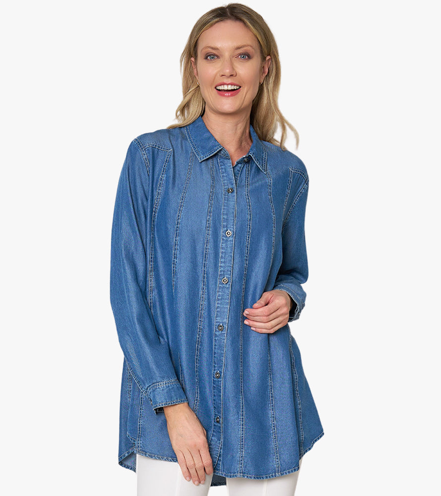 Between The Lines Tunic - Stella Carakasi